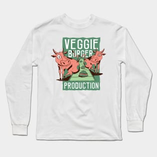 VEGGIE BURGER FUNNY Long Sleeve T-Shirt